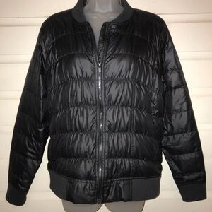 Athleta Full Zip Goose Down Filled Puffer Winter Jacket Size S